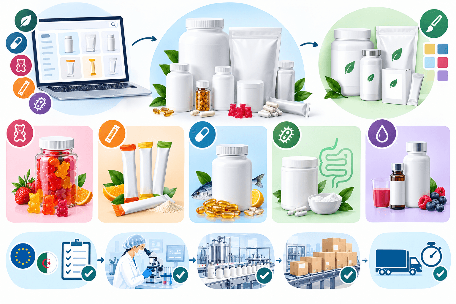 Aperçu visuel — Produits Blancs GUMMION