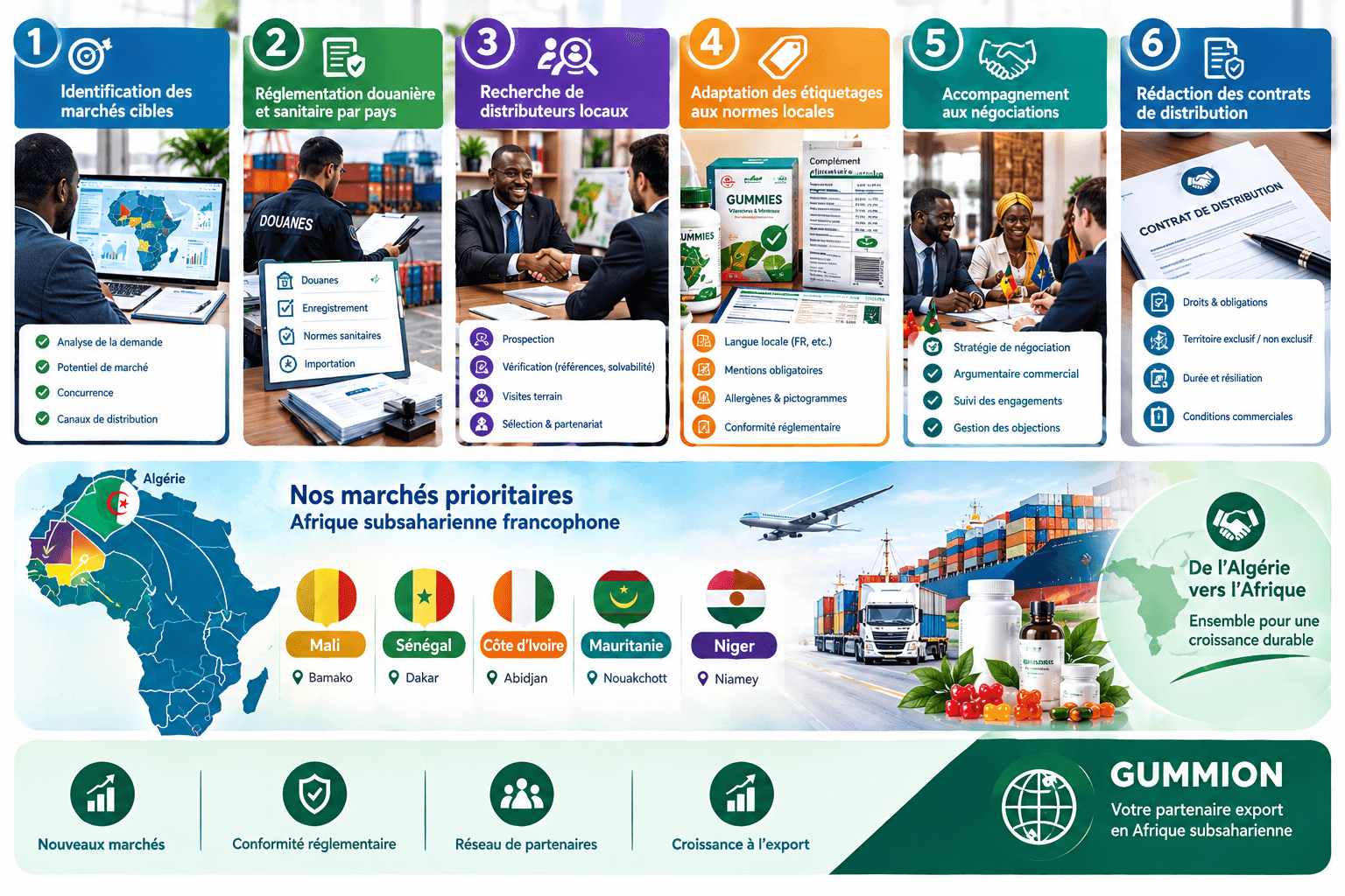 Aperçu visuel — Consulting Export Afrique